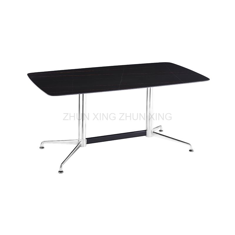 Mesa de conferencias de oficina Mostrador de recepci&oacute;n rectangular largo